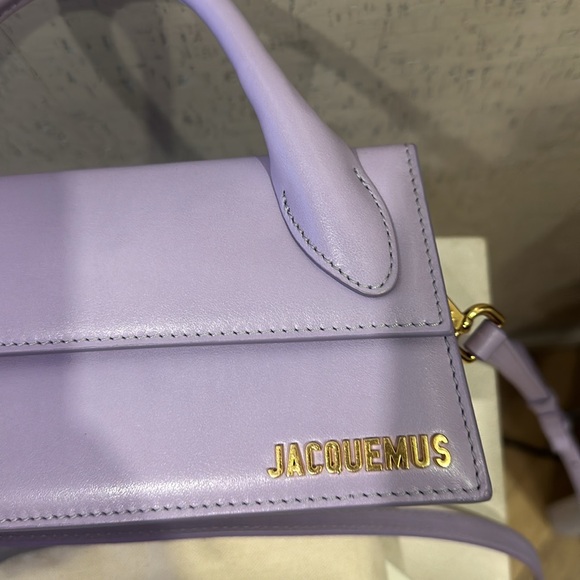 JACQUEMUS Lavender Long Chiquita Leather Bag NEW condition - Picture 6 of 8